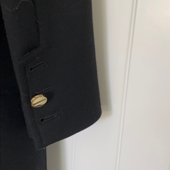 Designer Classic tailored pea coat Wool Trench Coat - Picture 12 of 13